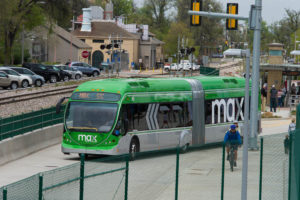 MAX Bus at University Station
